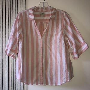 J. Crew short sleeved button down
